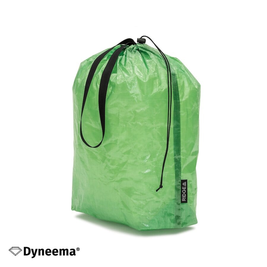 RIDGE MOUNTAIN GEAR Stuff Sack スタッフサック Jade Leaf 全体（公式画像） - 山道具とULギアのお店 Ascend Lite