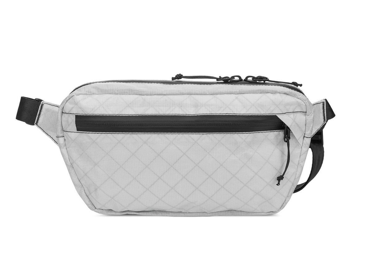 LITEWAY FANNY PACK ULTRA ファニーパックウルトラ ULTRA200X White 正面 YKKアクアガードジッパー - 山道具とULギアのお店 Ascend Lite