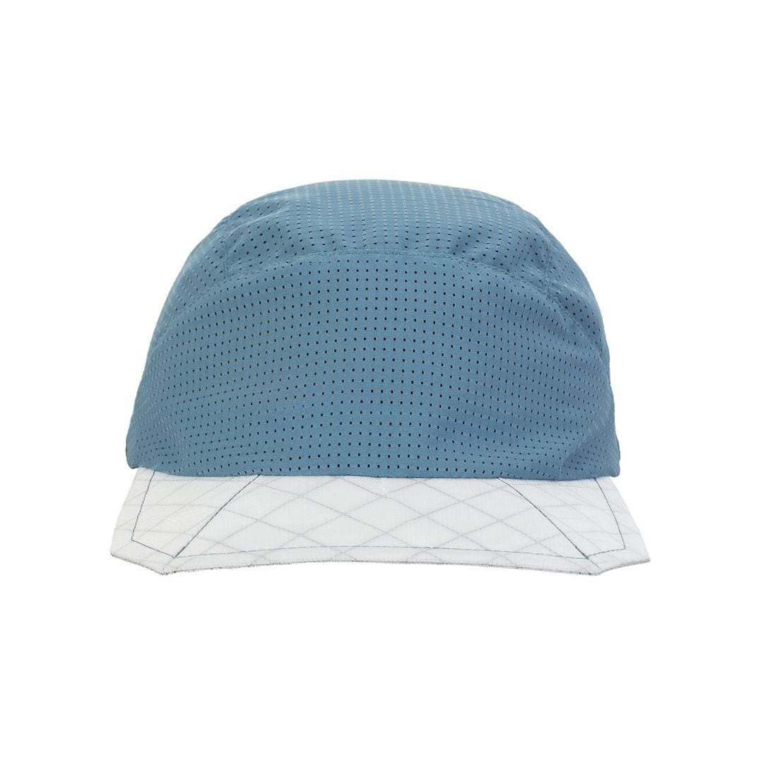 LITEWAY ORIGAMI CAP オリガミキャップ Slate Blue - 正面から見た本体（公式画像） - 山道具とULギアのお店 Ascend Lite