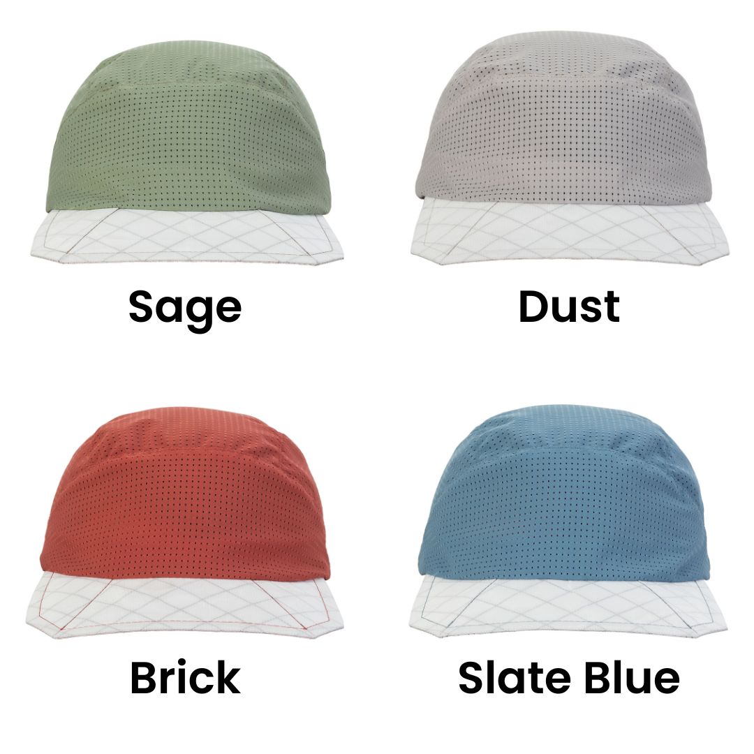 LITEWAY ORIGAMI CAP オリガミキャップ - Sage・Dust・Brick・Slate Blueの4色（公式画像） - 山道具とULギアのお店 Ascend Lite