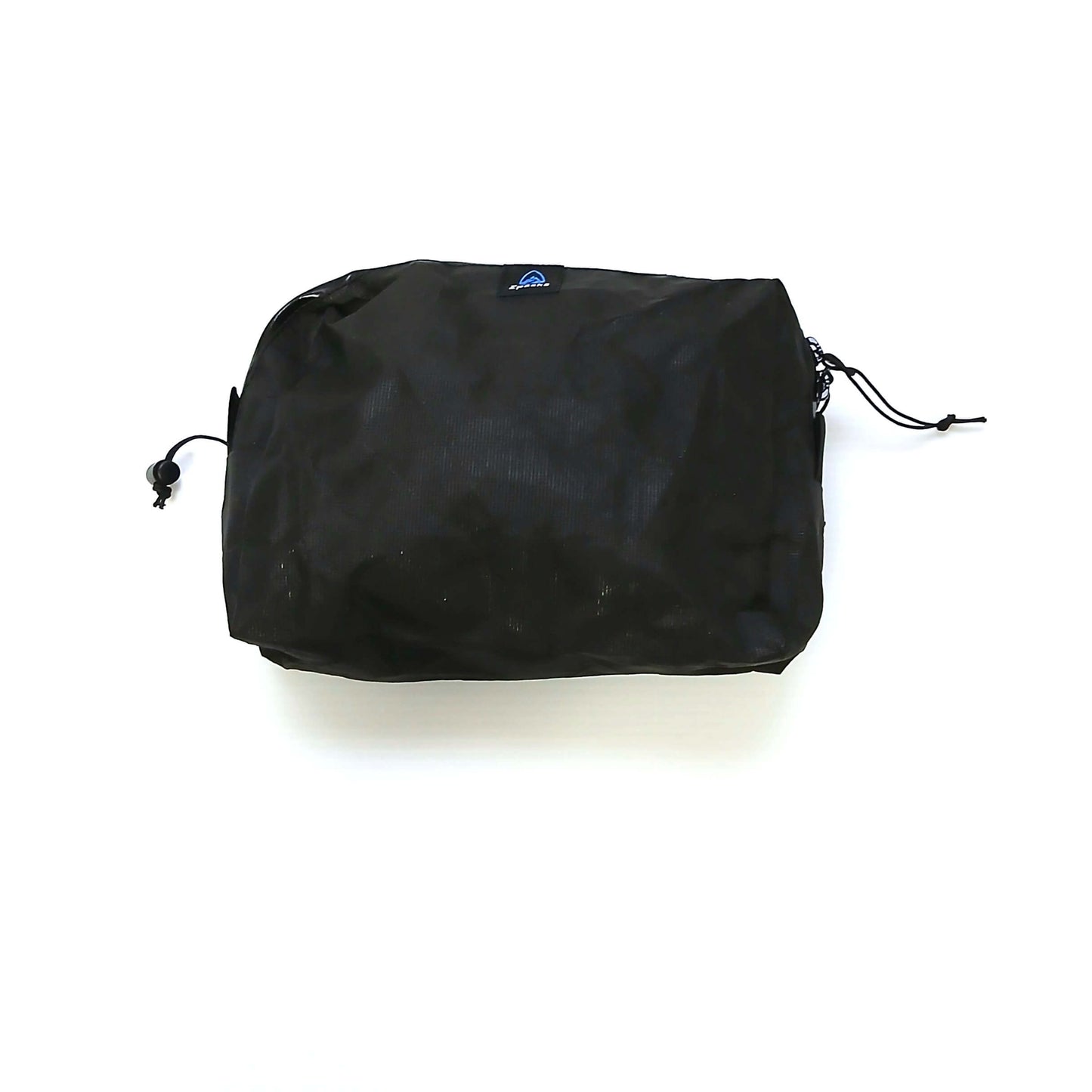 Zpacks Belt Pouch ベルトポーチ 実物写真 斜め上から - マチのある本体とジッパー開口 - 山道具とULギアのお店 Ascend Lite