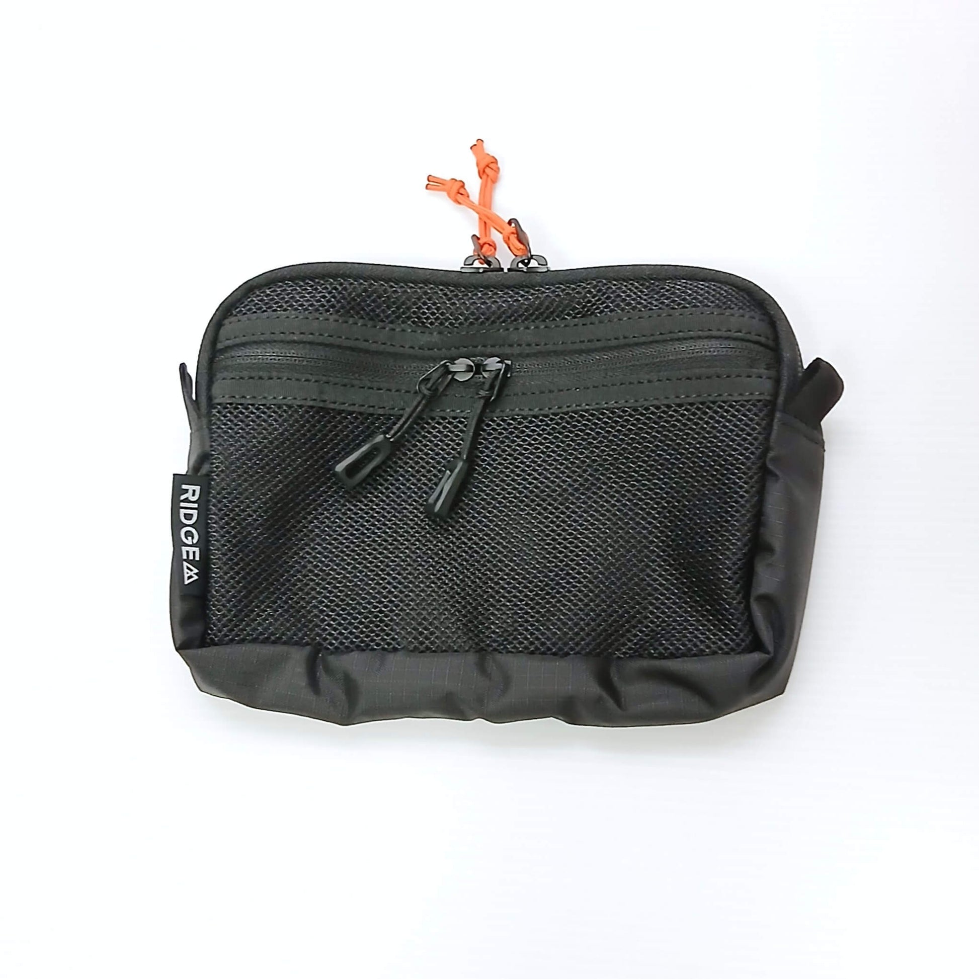 RIDGE MOUNTAIN GEAR Side Increase サイドインクリース 正面（フロントのナイロンメッシュポケット）の実物写真 - 山道具とULギアのお店 Ascend Lite