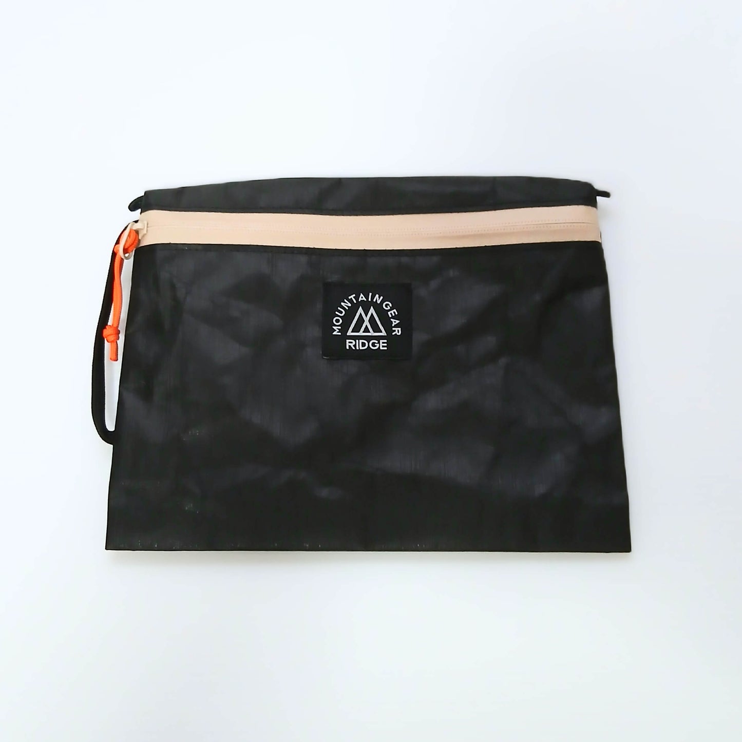 RIDGE MOUNTAIN GEAR Travel Pouch Plus トラベルポーチプラス Solid Black 全体 - 山道具とULギアのお店 Ascend Lite