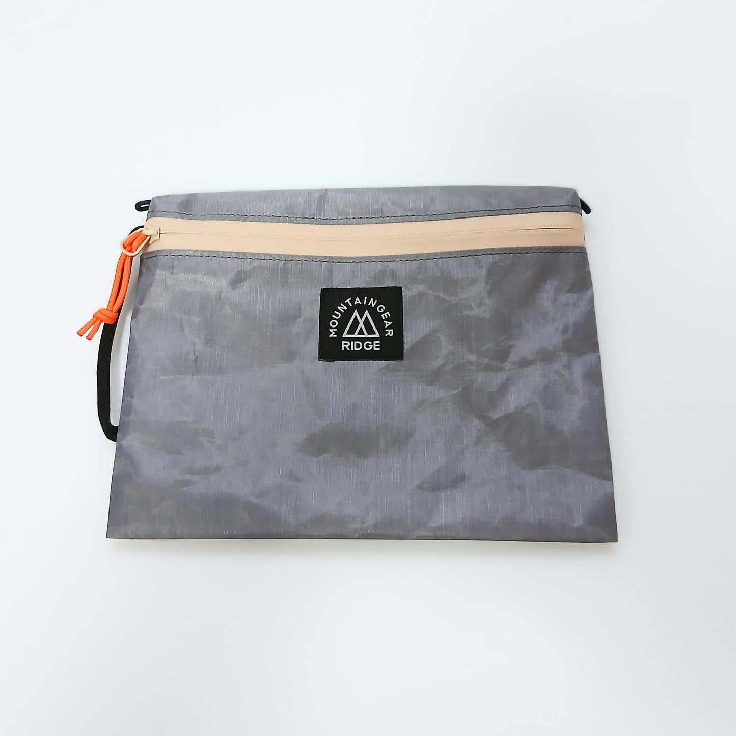 RIDGE MOUNTAIN GEAR Travel Pouch Plus トラベルポーチプラス Nickel Grey 全体（正面） - 山道具とULギアのお店 Ascend Lite