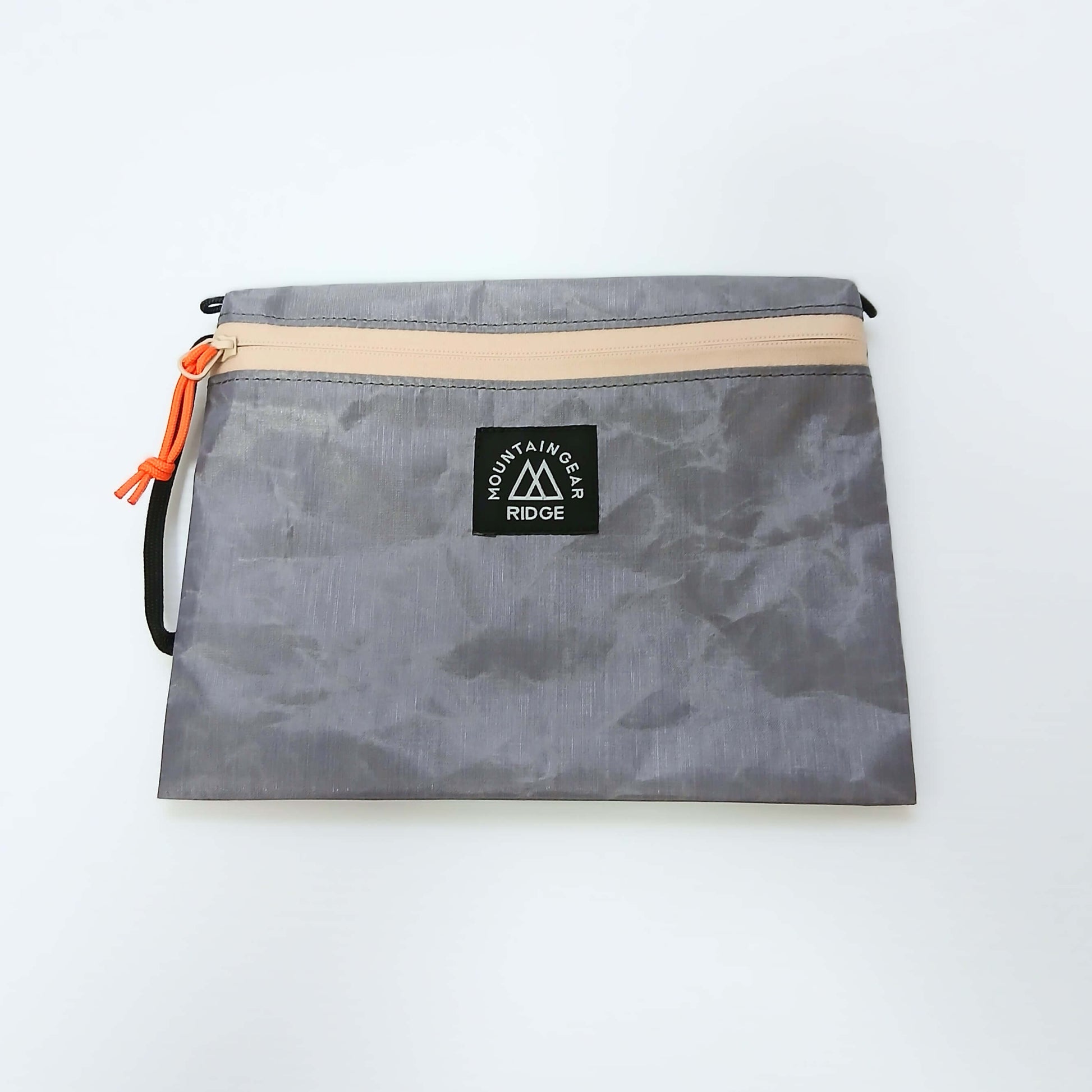 RIDGE MOUNTAIN GEAR Travel Pouch Plus トラベルポーチプラス Nickel Grey 全体（正面） - 山道具とULギアのお店 Ascend Lite