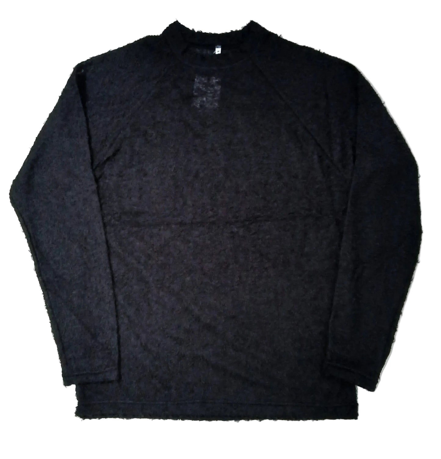 FarPointe Outdoor Gear TecnoWool Crewneck テクノウールクルーネック Black 60gsm 全体（前面） - 山道具とULギアのお店 Ascend Lite