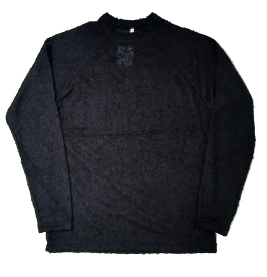 FarPointe Outdoor Gear TecnoWool Crewneck テクノウールクルーネック Black 60gsm 全体（前面） - 山道具とULギアのお店 Ascend Lite
