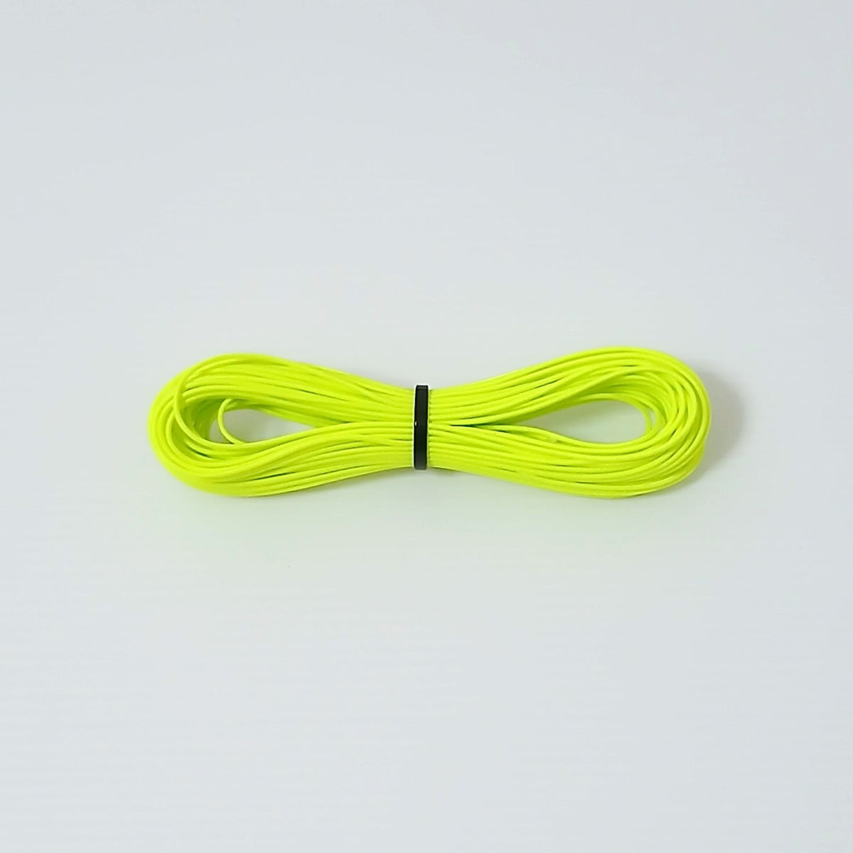 Zpacks Z-Line Cord Zラインコード Yellow 1.3mm - 結束バンドで束ねたイエロー1.3mmコードの全体（実物写真1） - 山道具とULギアのお店 Ascend Lite