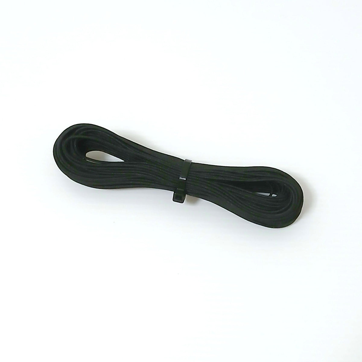 Zpacks Z-Line Cord Zラインコード Black 1.3mm - 結束バンドで束ねたブラック1.3mmコードの全体（実物写真3） - 山道具とULギアのお店 Ascend Lite