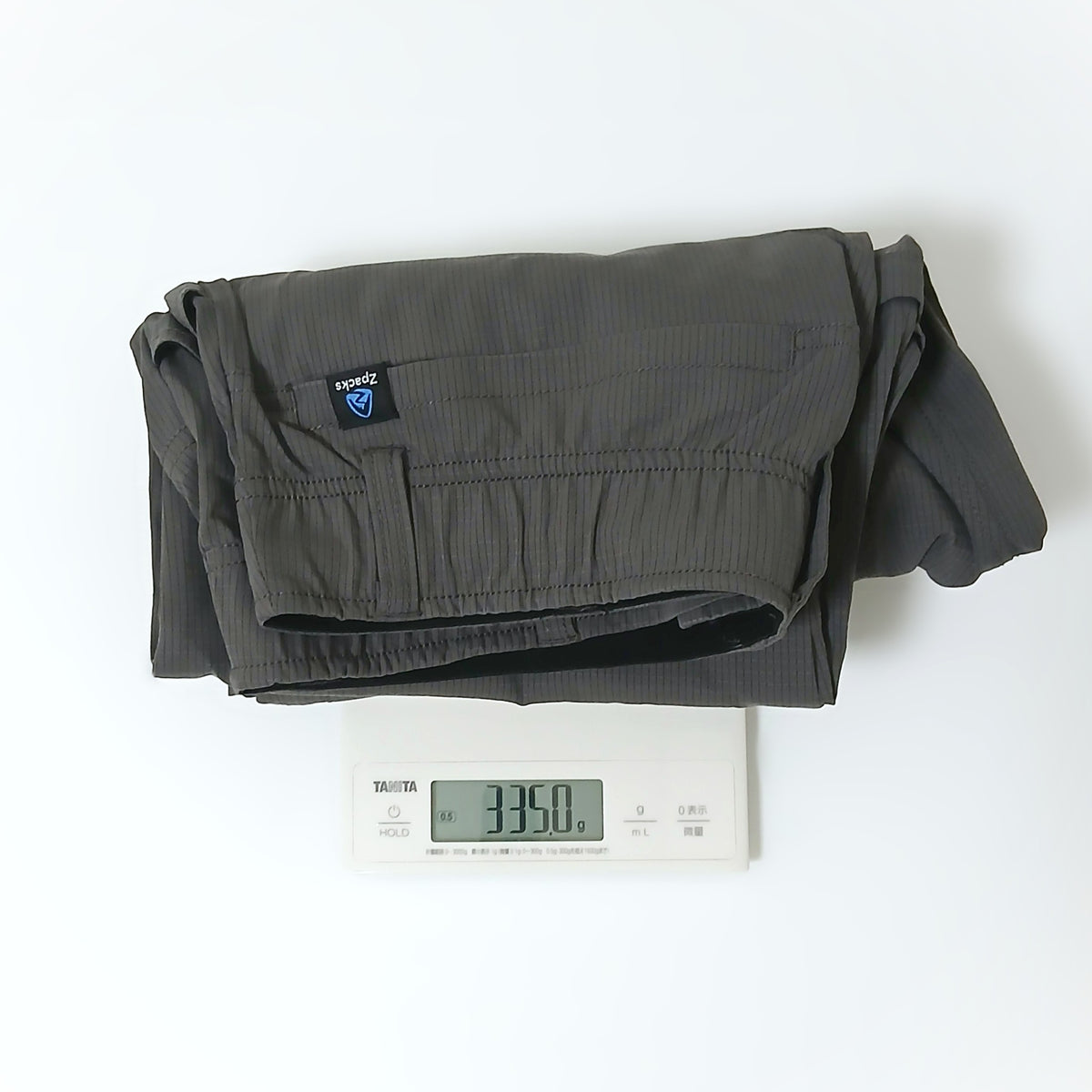 Zpacks Travel & Trail Convertible Hiking Pants トラベル＆トレイル コンバーチブル ハイキングパンツ Gray - 当店実測335.0g（Mサイズ）の実物写真 - 山道具とULギアのお店 Ascend Lite