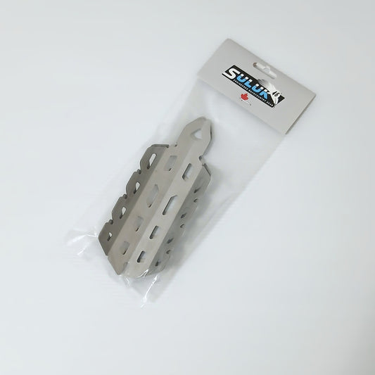 Suluk 46 OLIK Titanium Snow Stakes オリック チタンスノーステーク 実物写真 - 4本を重ねてヘッダー付き透明パッケージに収めた未開封の状態 - 山道具とULギアのお店 Ascend Lite