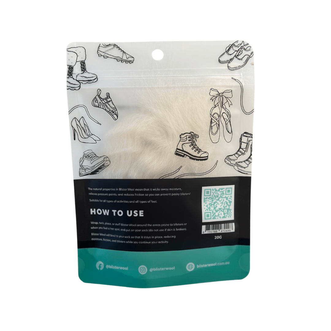 BLISTER WOOL Blister Prevention Pack ブリスターウール - 山道具とULギアのお店 Ascend Lite