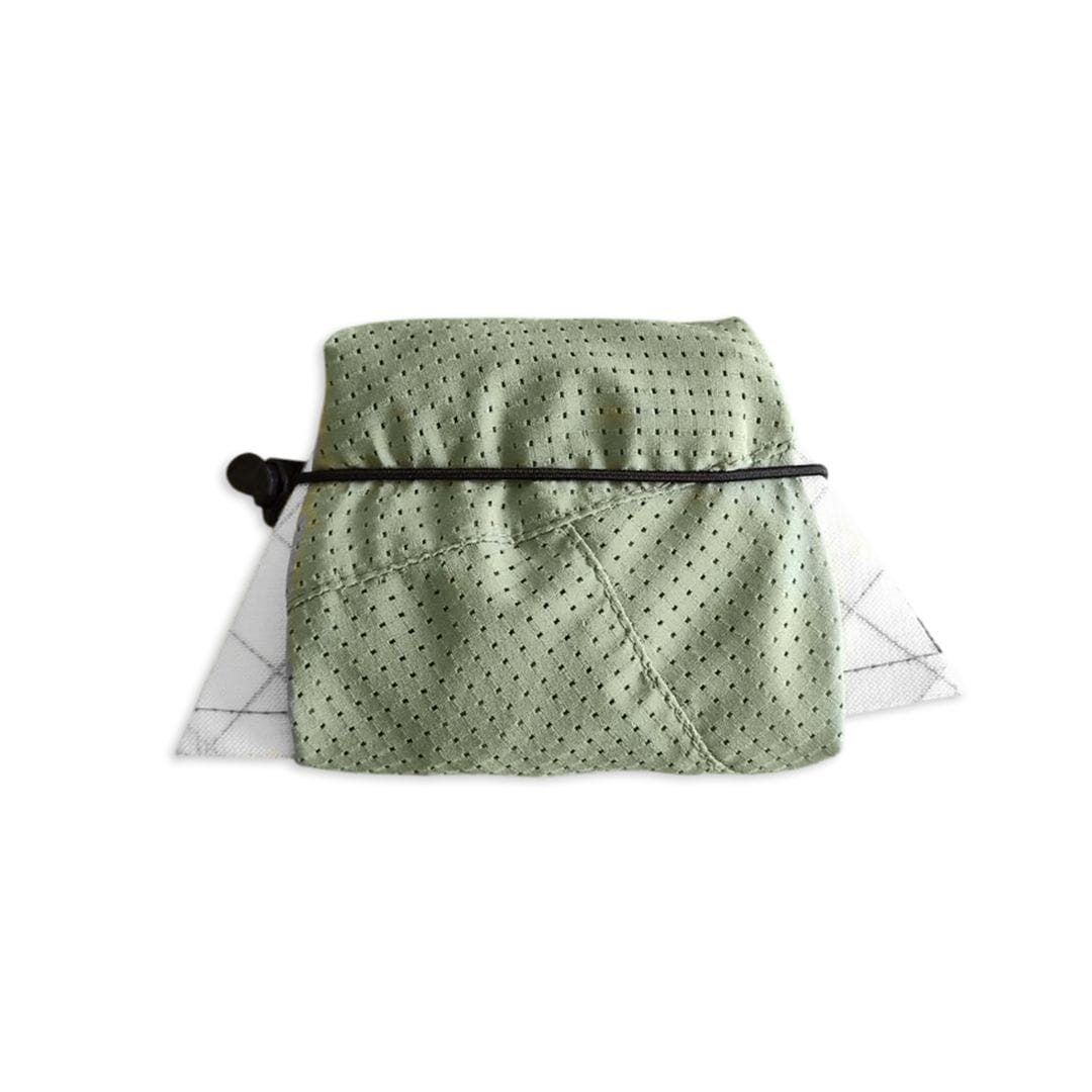LITEWAY ORIGAMI CAP オリガミキャップ Sage - つばごと折りたたんだ状態（公式画像） - 山道具とULギアのお店 Ascend Lite