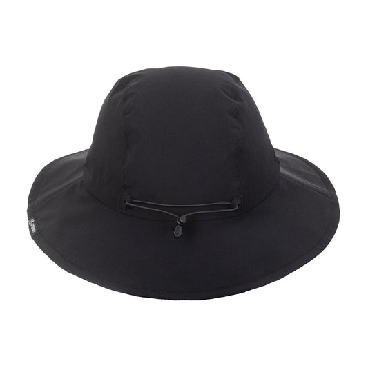 LITEWAY SUN HAT サンハット Black - 正面から見た本体（公式画像） - 山道具とULギアのお店 Ascend Lite