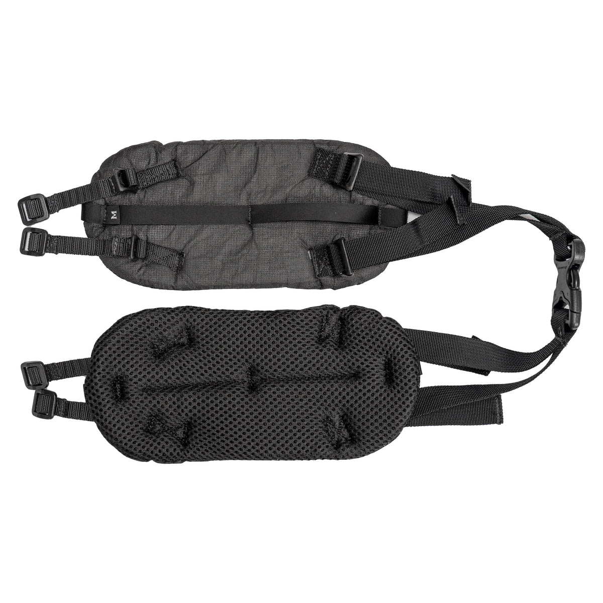 Zpacks Padded Belt for Frameless Backpacks パデッドベルト Medium - 表側と裏側の3Dメッシュ面を並べた全体（公式画像） - 山道具とULギアのお店 Ascend Lite