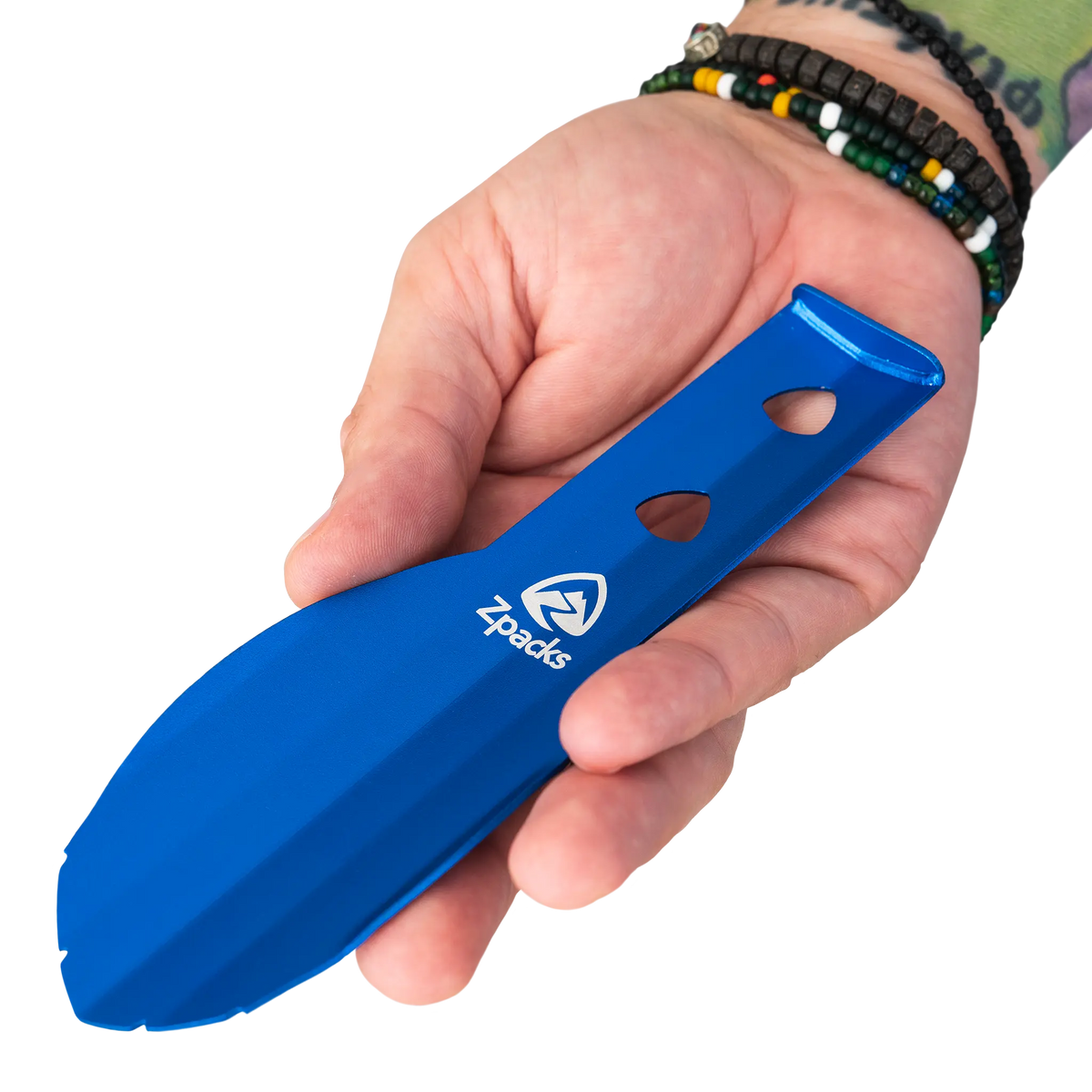 Zpacks Ultralight Trowel ウルトラライト トイレ用スコップ - 手に持った状態（公式画像） - 山道具とULギアのお店 Ascend Lite
