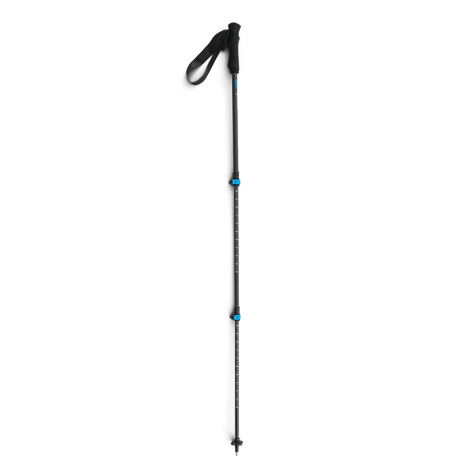 Zpacks Minimalist Trekking Pole ミニマリストトレッキングポール 1本を伸ばした状態の全景を正面から・グリップから先端チップまでのプロポーション（公式画像） - 山道具とULギアのお店 Ascend Lite
