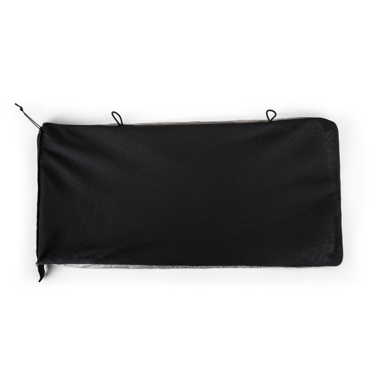 Zpacks Medium Pillow Dry Bag ミディアムピロードライバッグ - フリース面を上にして平置きした全体（公式画像） - 山道具とULギアのお店 Ascend Lite