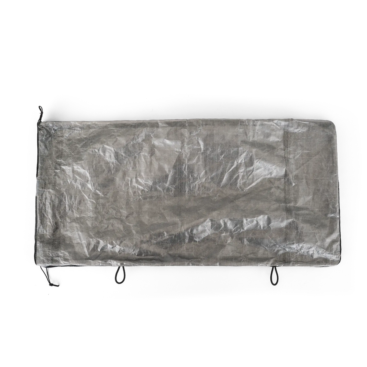Zpacks Medium Pillow Dry Bag ミディアムピロードライバッグ - DCF 面を上にして平置きした全体（公式画像） - 山道具とULギアのお店 Ascend Lite