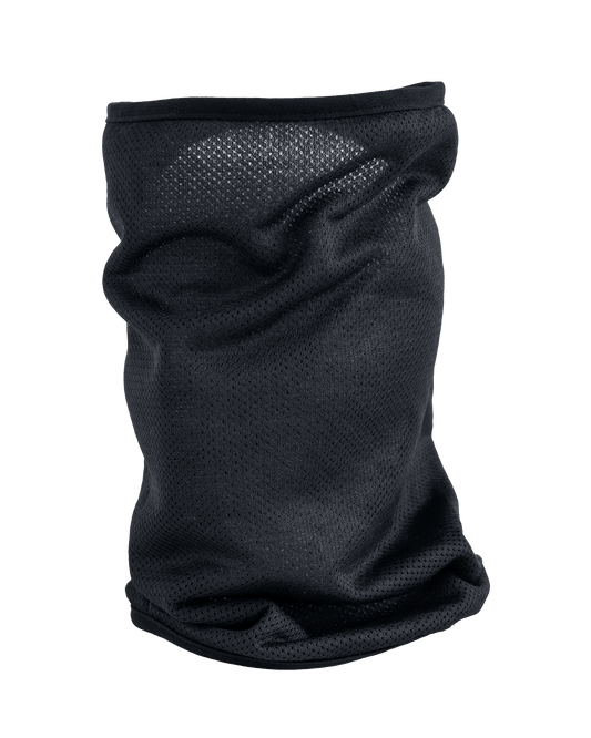 Zpacks Octa Fleece Neck Gaiter オクタフリースネックゲイター ブラック - 単体を筒状のまま置いた全体（公式画像） - 山道具とULギアのお店 Ascend Lite