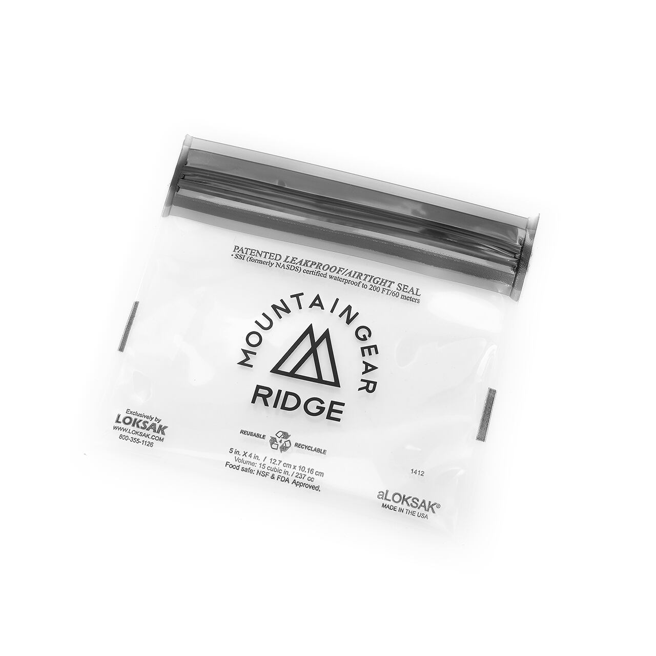 RIDGE MOUNTAIN GEAR Stuff Sack スタッフサック 付属のaLOKSAK XXS（公式画像） - 山道具とULギアのお店 Ascend Lite