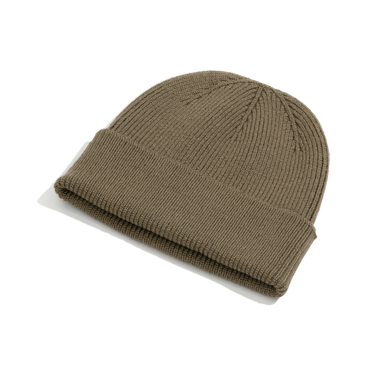 RIDGE MOUNTAIN GEAR Merino PlaX Beanie メリノプラックスビーニー Olive Driftwood 全体（公式画像） - 山道具とULギアのお店 Ascend Lite