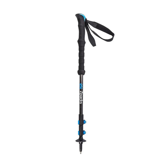 Zpacks Carbon Fiber Trekking Pole カーボンファイバートレッキングポール Foam - フォームグリップ1本を立てた全体（公式画像） - 山道具とULギアのお店 Ascend Lite