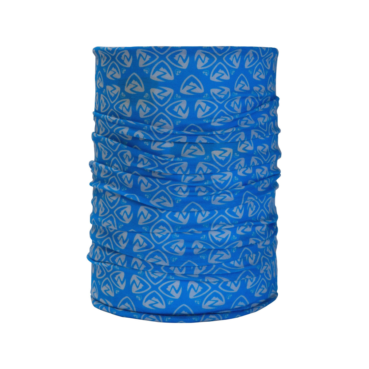 Zpacks Neck Gaiter ネックゲイター Blue - 筒状に平置きした全体（公式画像） - 山道具とULギアのお店 Ascend Lite