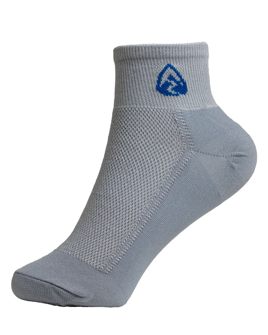 Zpacks Trail Cool Socks トレイルクールソックス M - グレーのクォーター丈ソックス（公式画像） - 山道具とULギアのお店 Ascend Lite
