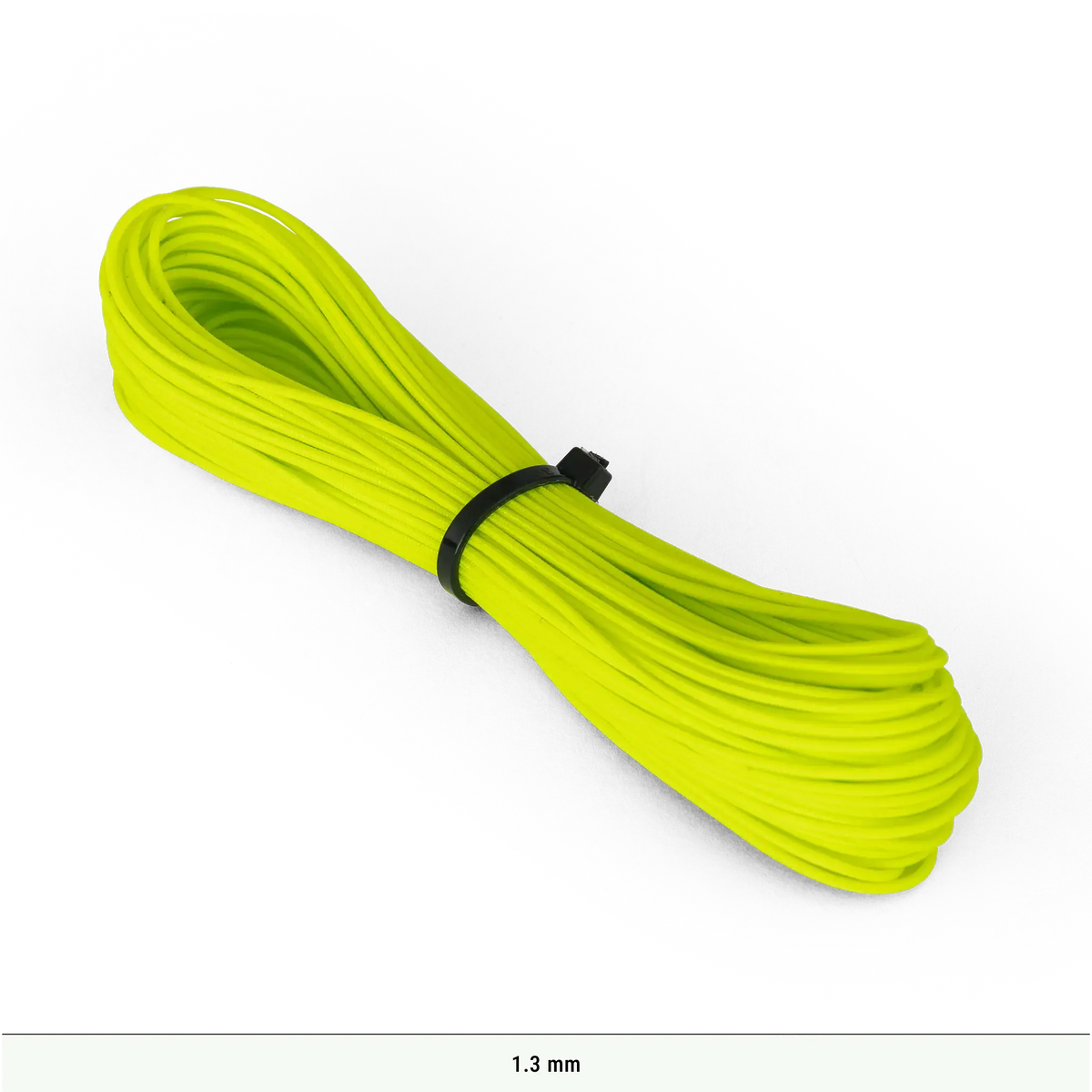 Zpacks Z-Line Cord Zラインコード Yellow 1.3mm - 束ねたイエロー1.3mmコードの全体、画像下部に太さ表記あり（公式画像） - 山道具とULギアのお店 Ascend Lite