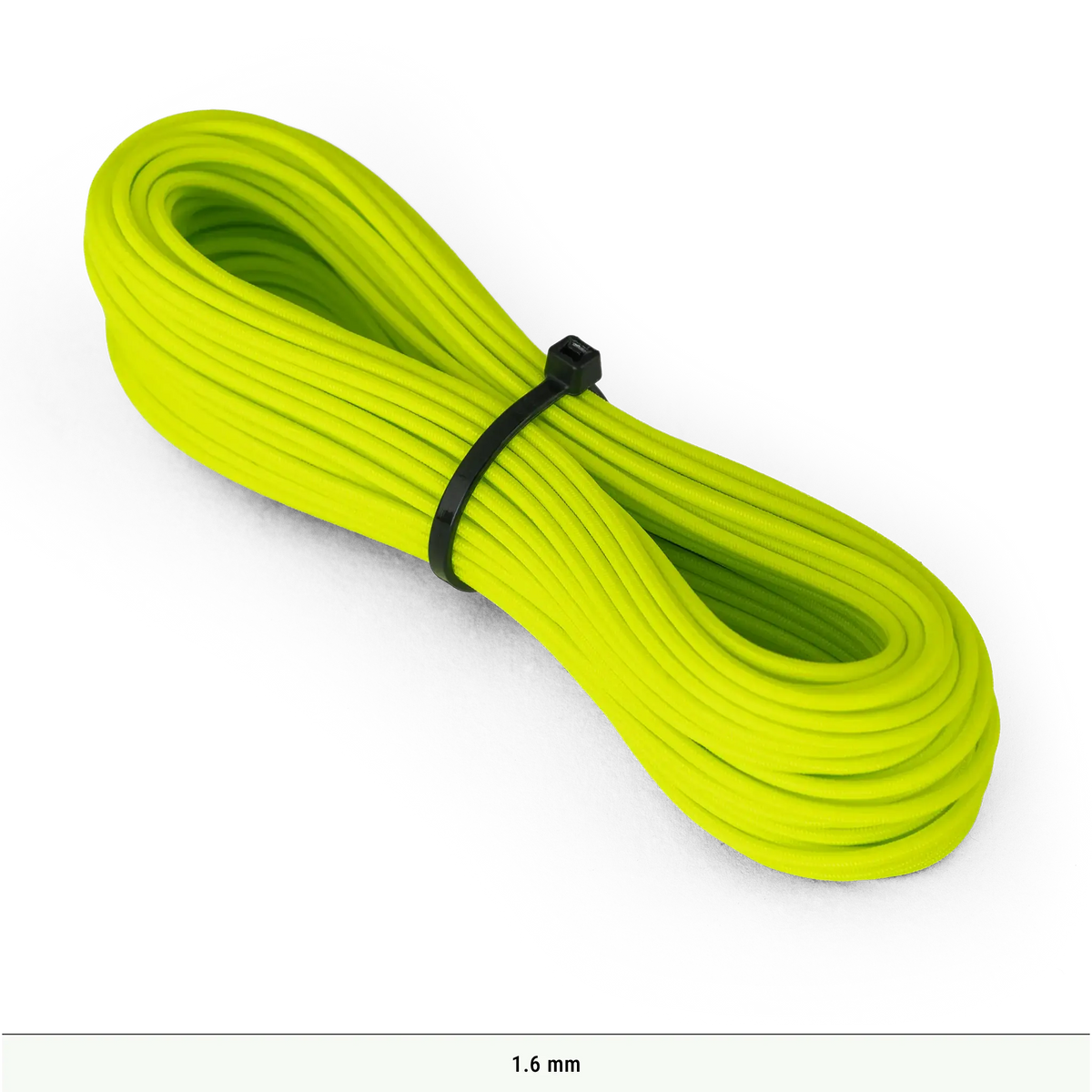 Zpacks Z-Line Cord Zラインコード Yellow 1.6mm - 束ねたイエロー1.6mmコードの全体、画像下部に太さ表記あり（公式画像） - 山道具とULギアのお店 Ascend Lite