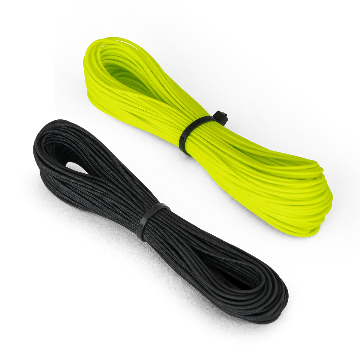 Zpacks Z-Line Cord Zラインコード - イエローとブラックの2束を並べたイメージカット（公式画像） - 山道具とULギアのお店 Ascend Lite